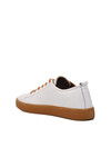 White Genuine Leather Mens Casual Shoes 274055 M