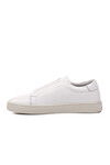 White Genuine Leather Mens Casual Shoes 274063 M