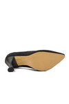Black Suede Womens High Heel Shoes 289236 Z