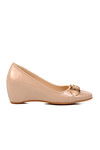 Beige Womens High Heel Shoes 312078 Z