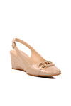 Beige Womens High Heel Shoes 312083 Z