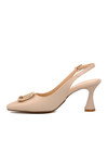 Beige Womens High Heel Shoes 312112 Z