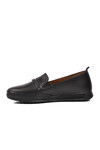 Black Genuine Leather Anatomic Womens Casual Shoes 327 Z