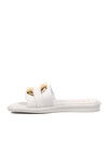 White Womens Slippers 335171 Z