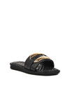 Black Womens Slippers 335171 Z