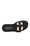 Black Womens Slippers 335171 Z