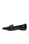 Black Slim Fit Womens Ballerinas 491064 Z
