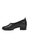 Black Genuine Leather Womens Classic Shoes 562106 Z