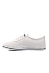 NARROW MOLD White Genuine Leather Anatomical Womens Casual Shoes 7876 Z