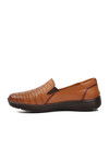 Tan Genuine Leather Anatomic Womens Casual Shoes 9488 Z