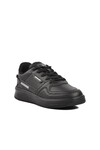 Black Faux Leather Womens Sneakers DNP-1793 G