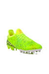 Neon Yellow Artificial Leather Mens Cleats MK-241-129 M