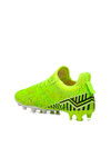 Neon Yellow Artificial Leather Mens Cleats MK-241-129 M
