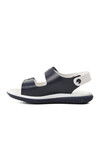 Navy Blue White Boys Flat Sandals 1530 F