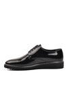 Black Patent Leather Mens Casual Shoes P220 M