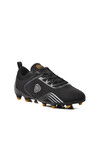 Black Artificial Leather Mens Cleats MK-241-126 M