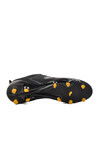 Black Artificial Leather Mens Cleats MK-241-126 M