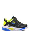 Black-F.Yellow-Sax Childrens Sports Shoes 1648 P