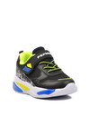 Black-F.Yellow-Sax Childrens Sports Shoes 1648 P