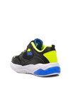 Black-F.Yellow-Sax Childrens Sports Shoes 1648 P
