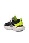 Black-F.Yellow-White Childrens Sneakers 1651 F
