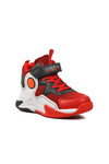 Red-White Unisex Kids Basketball Shoes 1656 F