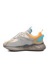 Gray-Orange Childrens Sneakers 1668 F
