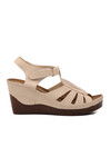 Beige Womens Flat Sandals 19-200 Z