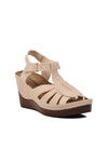 Beige Womens Flat Sandals 19-200 Z