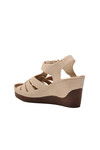 Beige Womens Flat Sandals 19-200 Z