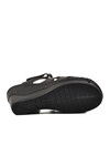 Black Womens Flat Sandals 19-200 Z