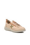 Beige Genuine Leather Womens Casual Shoes 2216112Y Z