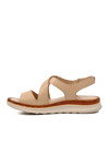 Bej  Kadın Düz Sandalet 23021716Y Z