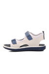 White Blue Orthopedic Boys Sandals 24-996 F