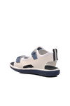 White Blue Orthopedic Boys Sandals 24-996 F