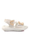 White Kids Flat Sandals 24-997 P