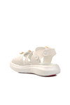 White Kids Flat Sandals 24-997 P