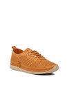 Tan Genuine Leather Anatomic Womens Casual Shoes 24058 Z