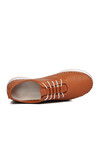 Tan Genuine Leather Anatomic Womens Casual Shoes 24077 Z