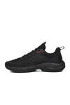 Black Textile Mens Sports Shoes 24204 M
