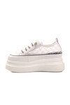 White High Sole Womens Sneaker 24Y345-9 Z