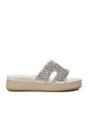 Silver Womens Slippers 286064 Z
