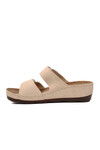 Beige Womens Slippers 37-976 Z