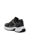 حذاء رياضي نسائي أسود-أبيض 7450 G