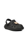 Black Unisex Sabo Kids Slippers 755 F