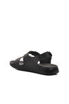 Black Mens Flat Sandals 80-954 M