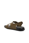 Green Mens Flat Sandals 80-954 M