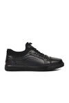 Black Genuine Leather Mens Casual Shoes 818 M