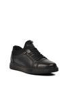 Black Genuine Leather Mens Casual Shoes 818 M