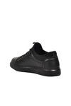 Black Genuine Leather Mens Casual Shoes 818 M